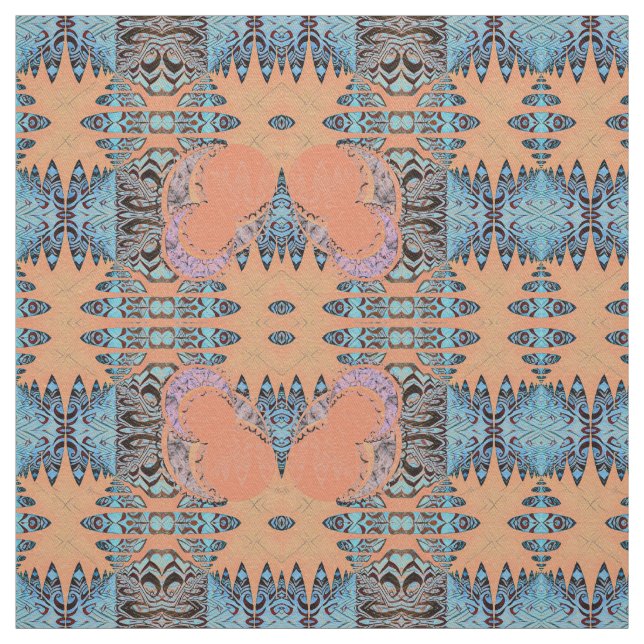 Tissu Motif et lunes (Échantillon)