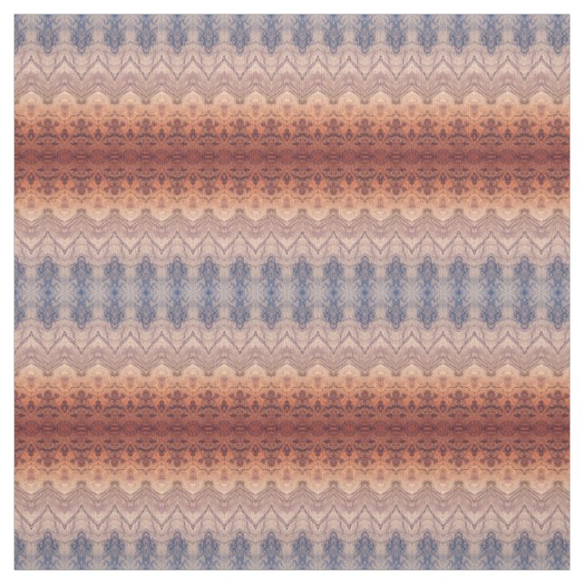 Tissu motif ethnique de rayures (Échantillon)