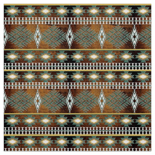 Tissu motif ethnique du sud-ouest (Échantillon)