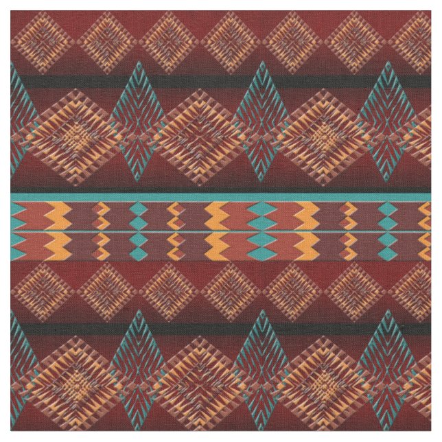 Tissu motif ethnique sans couture (Fermer)