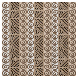 Tissu motif ethnique tiré par la main africain