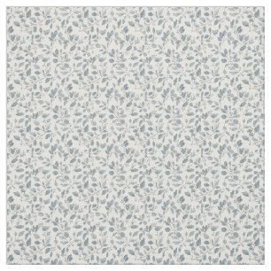 Tissu Motif eucalyptus bleu ardoise minimaliste des anné