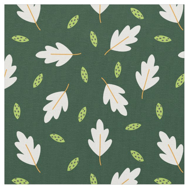 Tissu Motif feuille d'arbre mûre (Fermer)