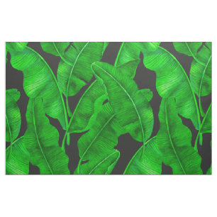 Tissu Motif feuille de banane