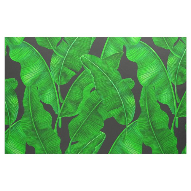 Tissu Motif feuille de banane (Fat Quarter)
