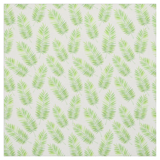 Tissu Motif feuille Palm (Échantillon)