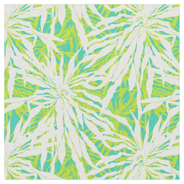 Tissu Motif Feuille Tropical Palm (Fermer)