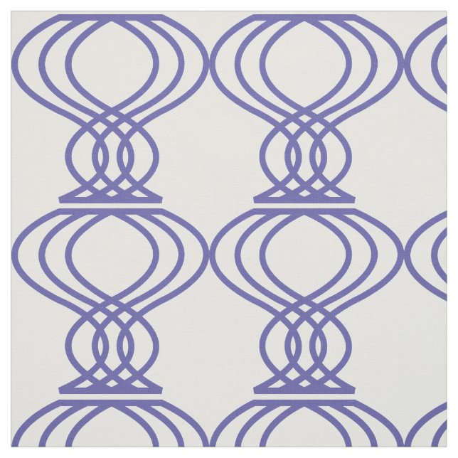 Tissu Motif final bleu (Échantillon)
