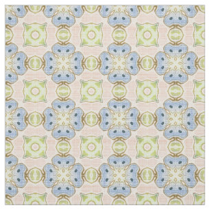 Tissu Motif fleuri d'art de hanche rouge de corail