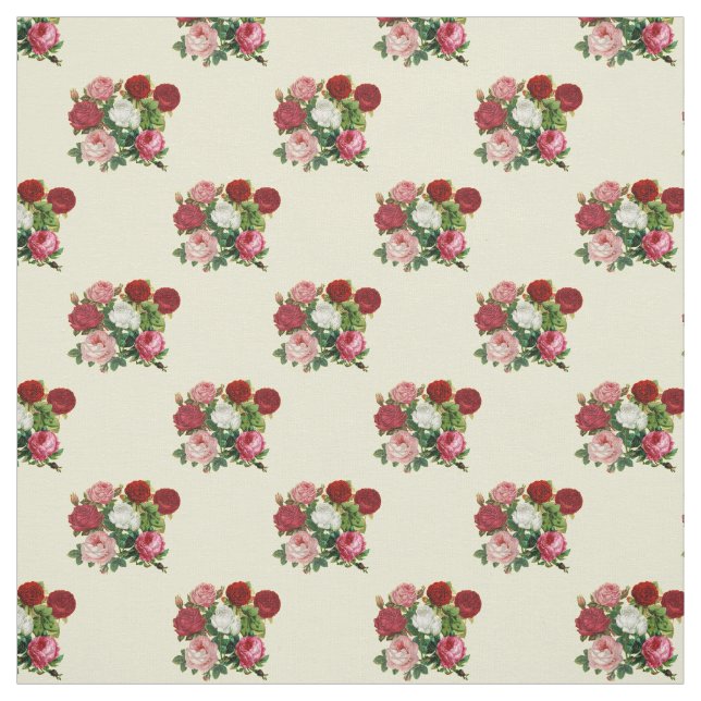 Tissu Motif Fleurs vintages (Échantillon)