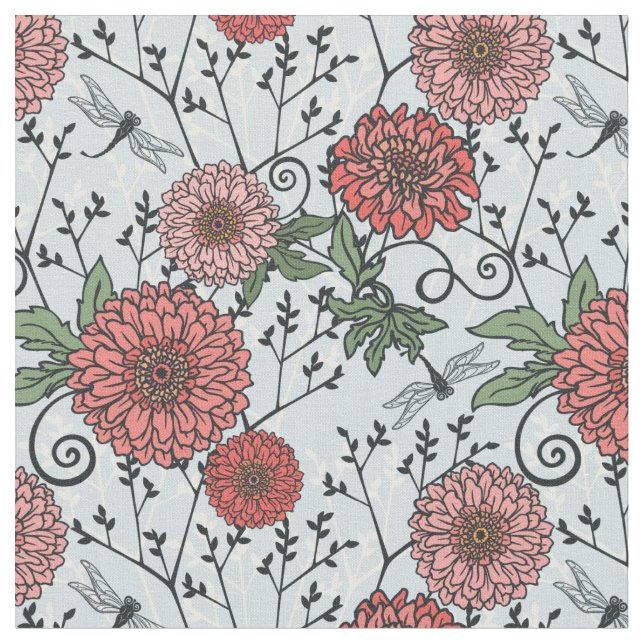 Tissu Motif floral 3 (Fermer)