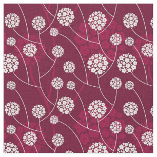 Tissu motif floral Abstrait