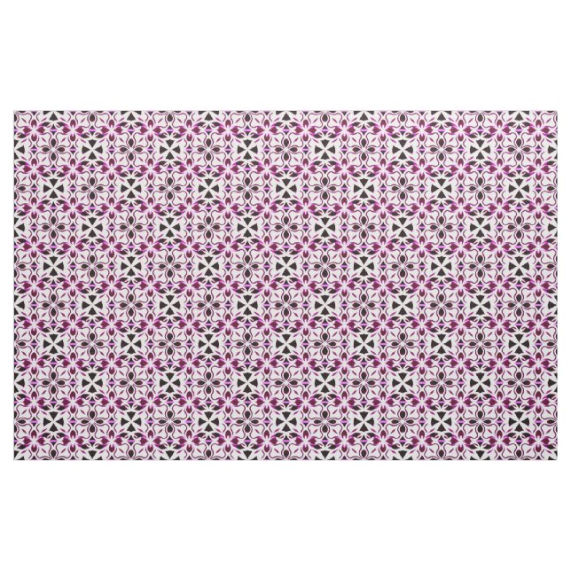 Tissu Motif floral abstrait vibrant (Fat Quarter)