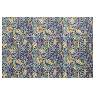 Tissu Motif floral coloré vintage