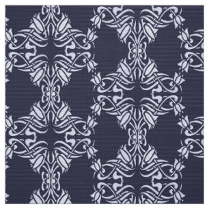 Tissu Motif floral de damassé