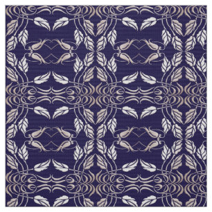 Tissu Motif floral de damassé