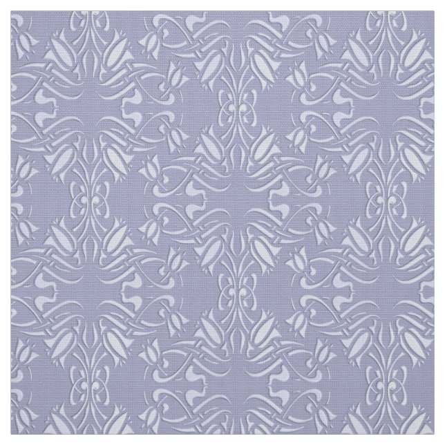 Tissu Motif floral de damassé (Échantillon)