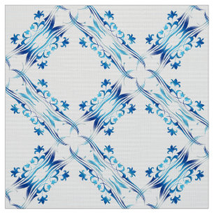 Tissu motif floral de damassé