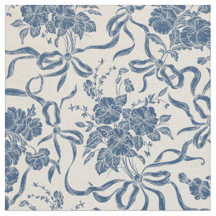 Tissu Motif floral en ivoire vintage moderne chic de