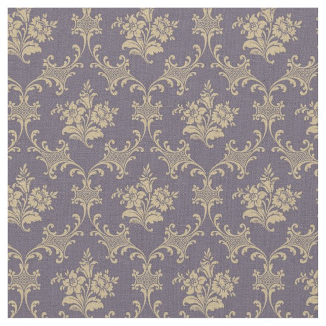 Tissu - Motif floral géométrique (Fermer)