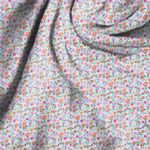 Tissu Motif floral miniature dessiné à la main