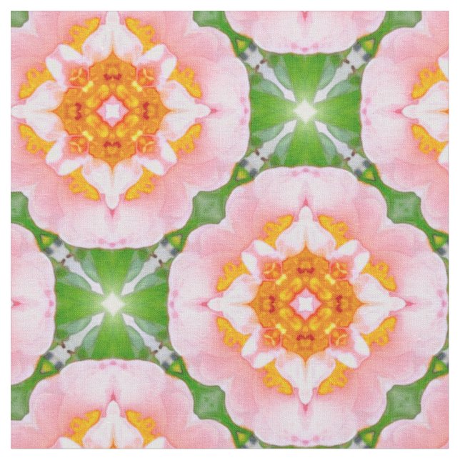 Tissu motif floral rétro (Fermer)