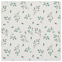 Motif floral vert blanc savoureux