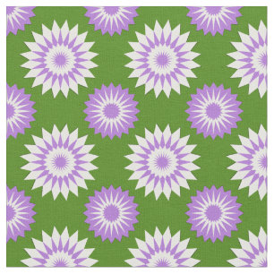 Tissu Motif floral vert sans couture de fierté genderque