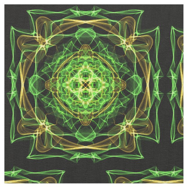 Tissu motif fractal abstrait (Fermer)