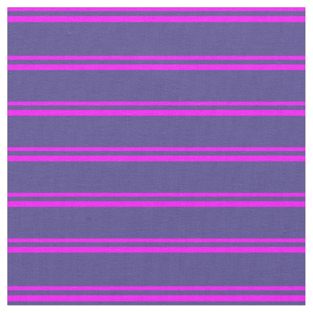 Tissu Motif Fuchsia & Dark Slate Blue Stripes/Lines (Fermer)