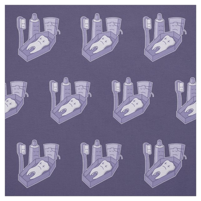 Tissu Motif funéraire pour dents (Échantillon)