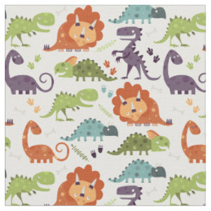 Tissu Motif Garçons Enfants Dinosaures Mignons