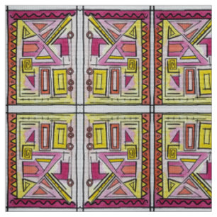 Tissu Motif géométrique à six Whimsical Gadgetry