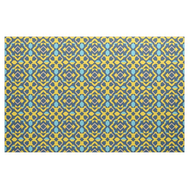 Tissu Motif géométrique abstrait (Fat Quarter)