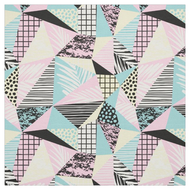 Tissu Motif géométrique Abstrait (Échantillon)