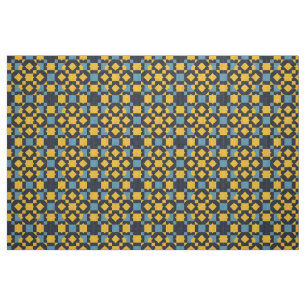 Tissu Motif géométrique Abstrait aux couleurs vives