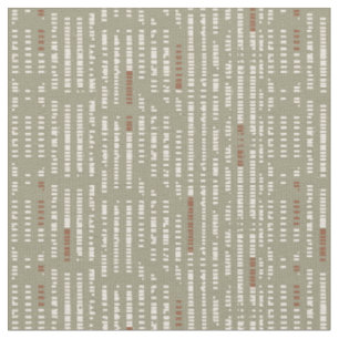 Tissu Motif géométrique abstrait rayé marron gris coutur