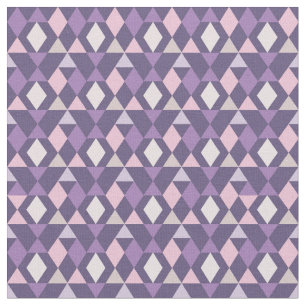 Tissu Motif géométrique arabe pourpre