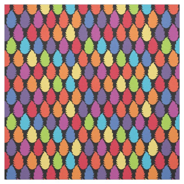 Tissu Motif géométrique arc-en-ciel (Échantillon)