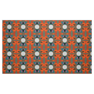 Tissu Motif géométrique coloré de l'Ouest du Sud