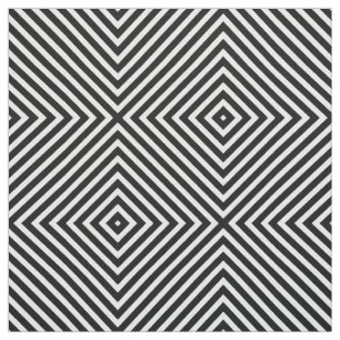 Tissu Motif géométrique de rayure d'illusion