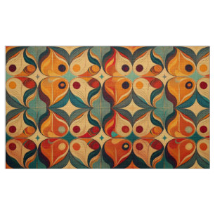Tissu Motif géométrique des années 70 4