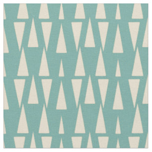 Tissu Motif géométrique du milieu du siècle rétro