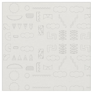 Tissu motif géométrique graphique des années 80 sur tiss