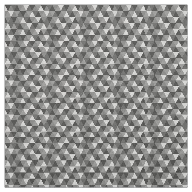 Tissu Motif géométrique gris (Échantillon)