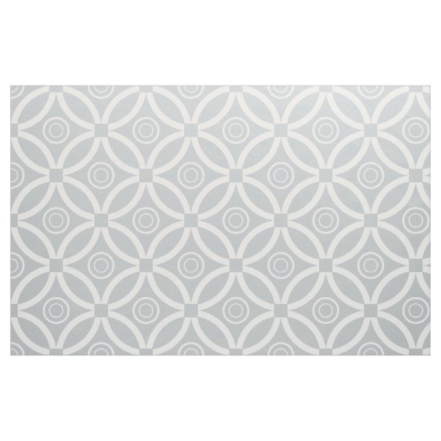Tissu Motif géométrique gris et blanc (Fat Quarter)