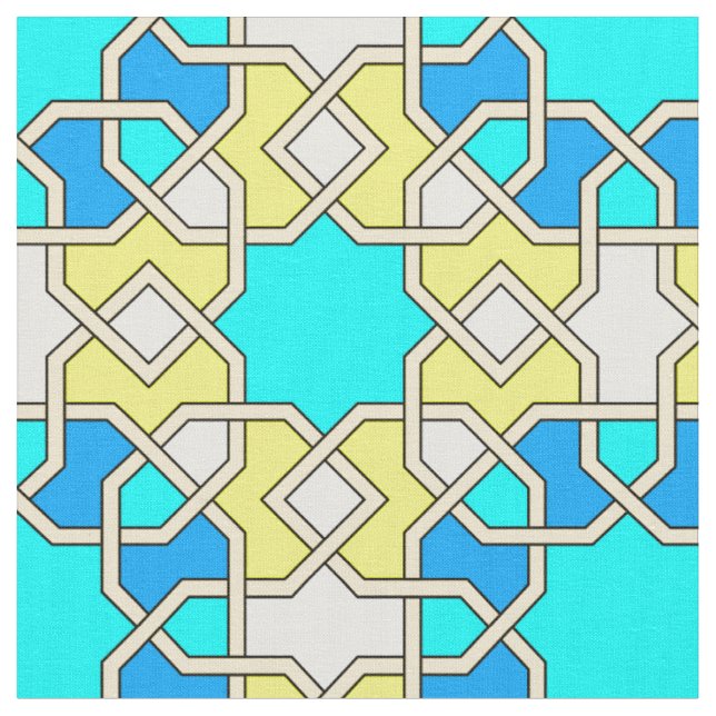 Tissu Motif géométrique islamique (Fermer)