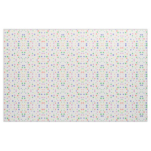 Tissu Motif géométrique Pois coloré