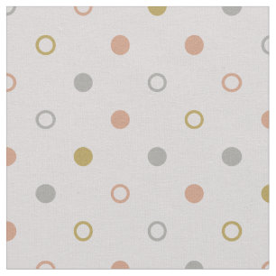 Tissu Motif géométrique pois rétro