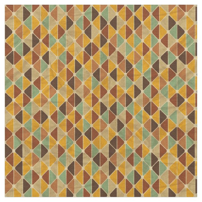 Tissu Motif géométrique rétro 3 (Fermer)